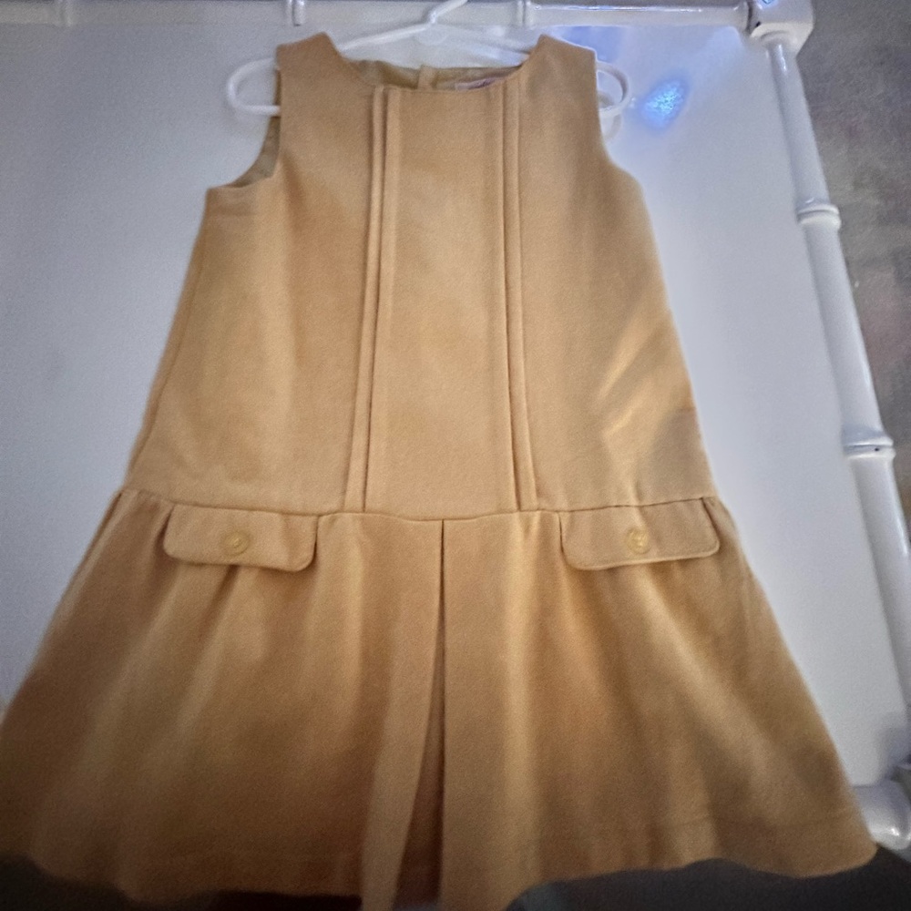 Elegant Mustard yellow Kids Formal Dress